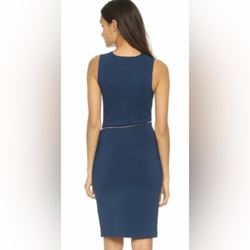 Alexander Wang Shift Dress with Silver Zippers RED - Picture 8 of 8